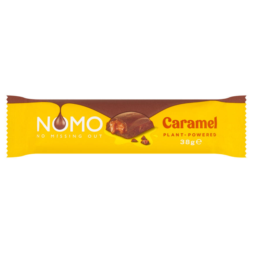 NOMO Vegan & Caramel Choc Bar Snacks & Confectionery ASDA   