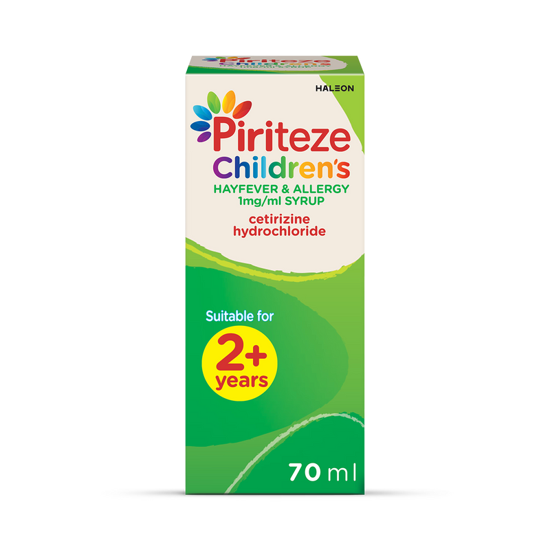 Piriteze allergy syrup 70ml - British product