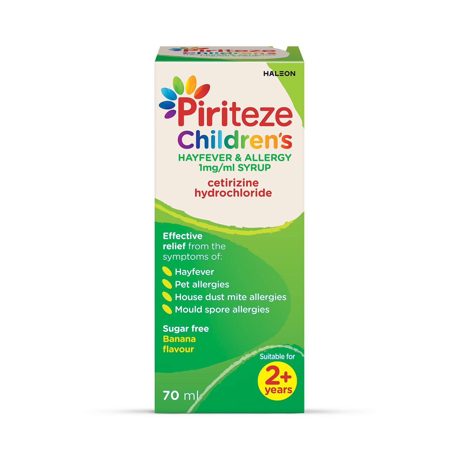 Piriteze allergy syrup 70ml - British product