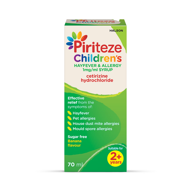Piriteze allergy syrup 70ml - British product
