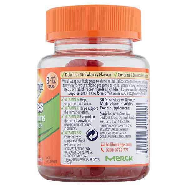 Haliborange Multivitamins Strawberry Flavoured - 30 Softies GOODS Superdrug   