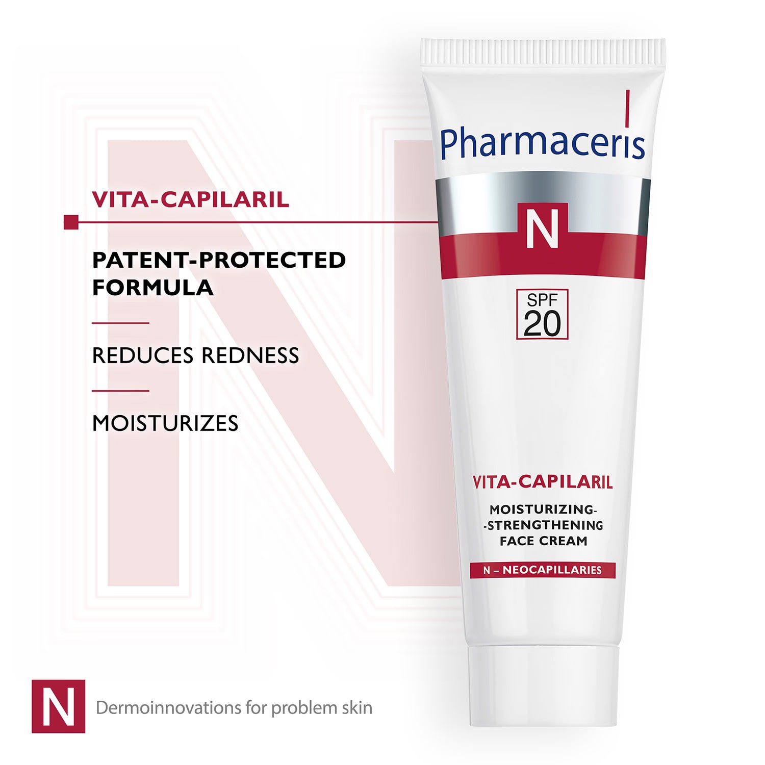 Pharmaceris N moisturising face cream SPF 20 50ml - British product