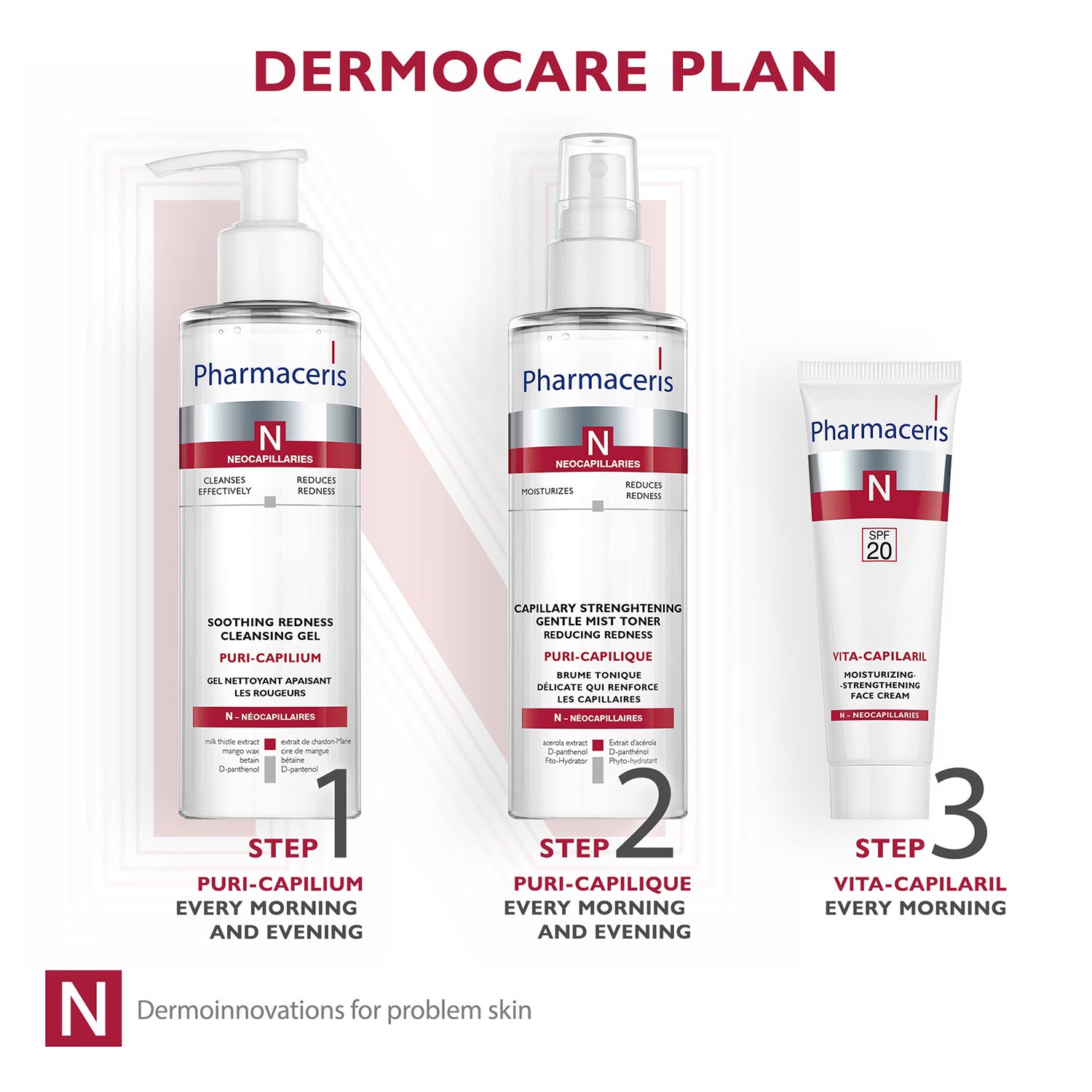 Pharmaceris N moisturising face cream SPF 20 50ml - British product