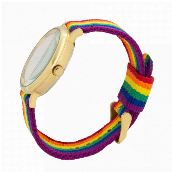Toff London Pride Rainbow Heart Batons watch 38mm, imported from the UK