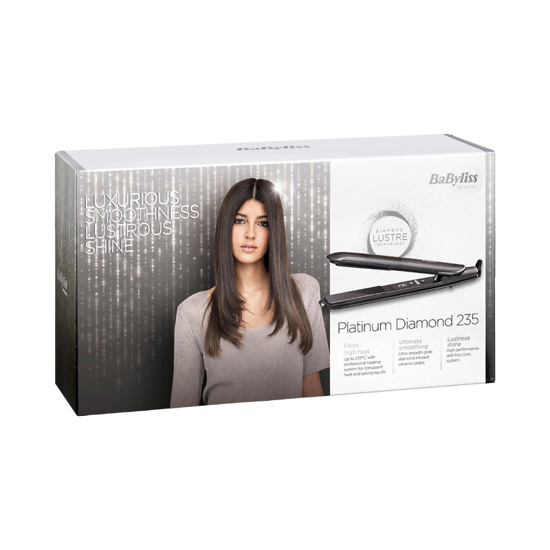 BaByliss Platinum Diamond 235 hair straightener, UK version