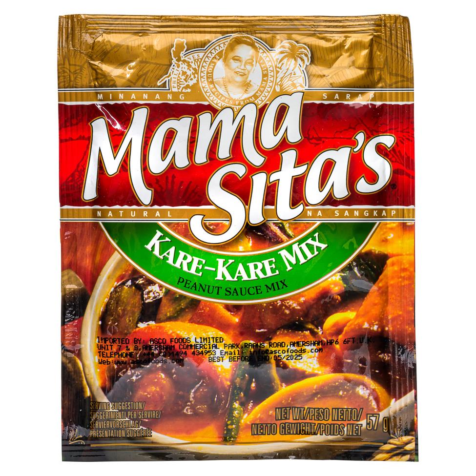 Mama Sita's peanut sauce mix for kare-kare, imported from the UK