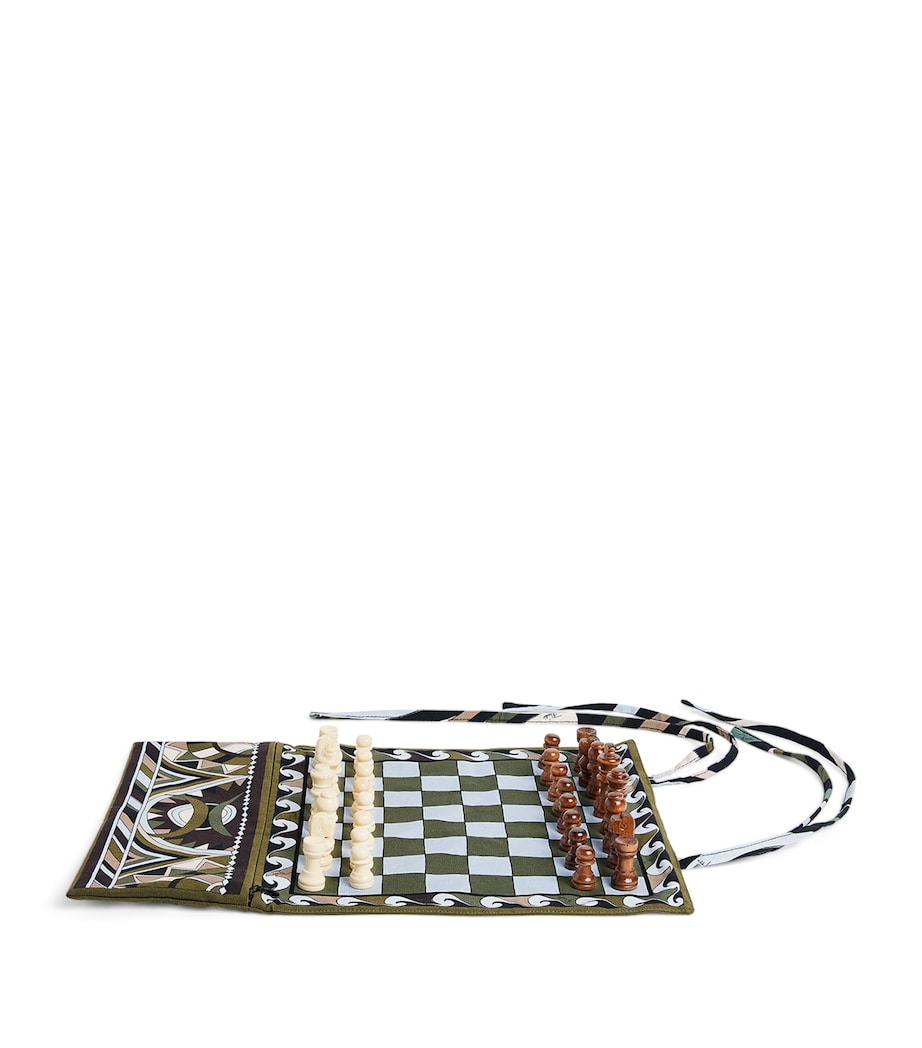 Pucci Vivara travel chess set with Italian craftsmanship - British product