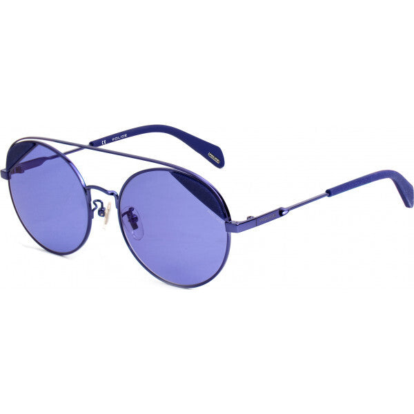 Police SPLA94 blue metal sunglasses, imported from the UK