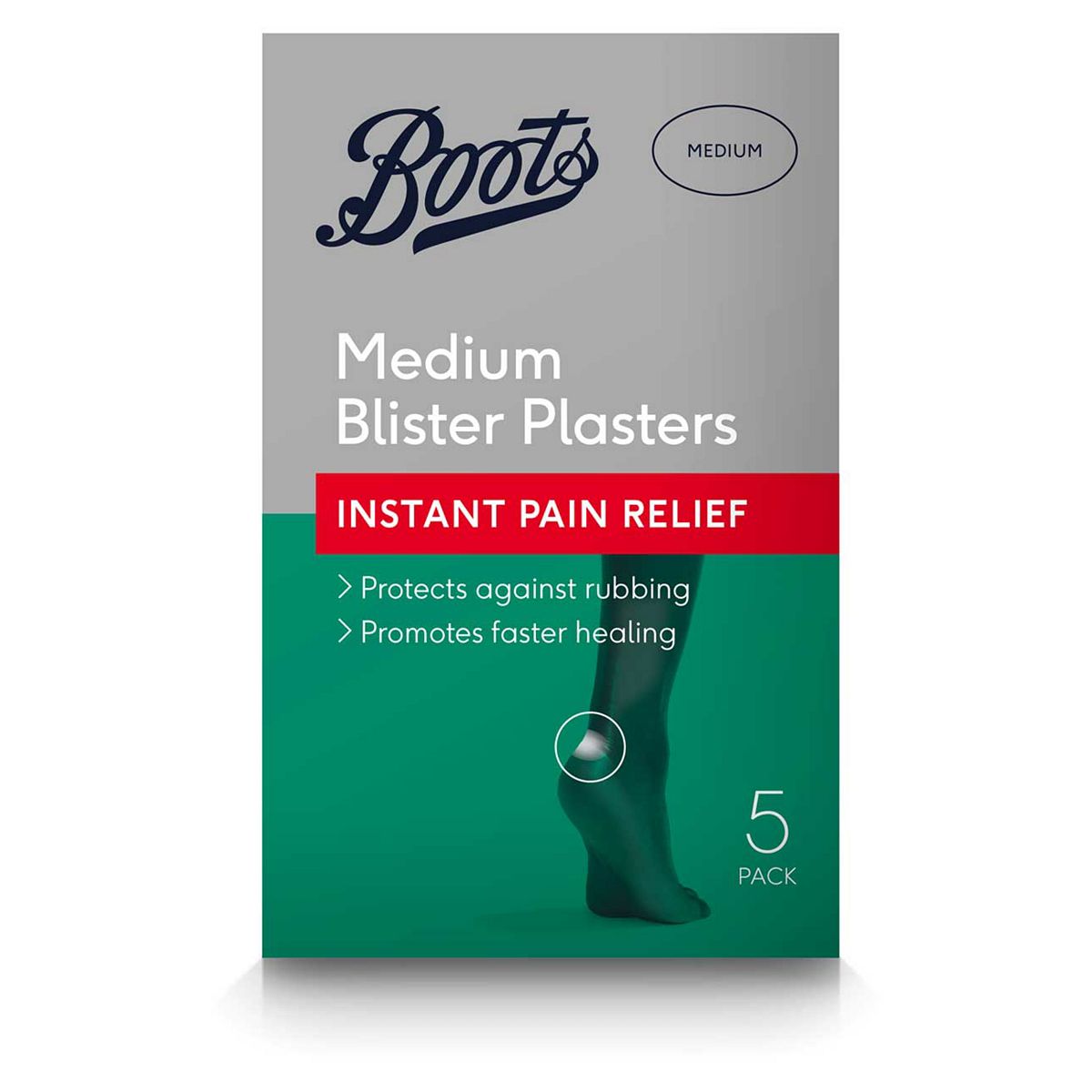 Boots Blister Plasters Medium - 5 Pack GOODS Boots   