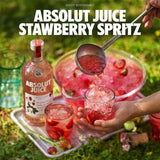 Absolut Strawberry Flavoured Juice Edition Swedish Vodka