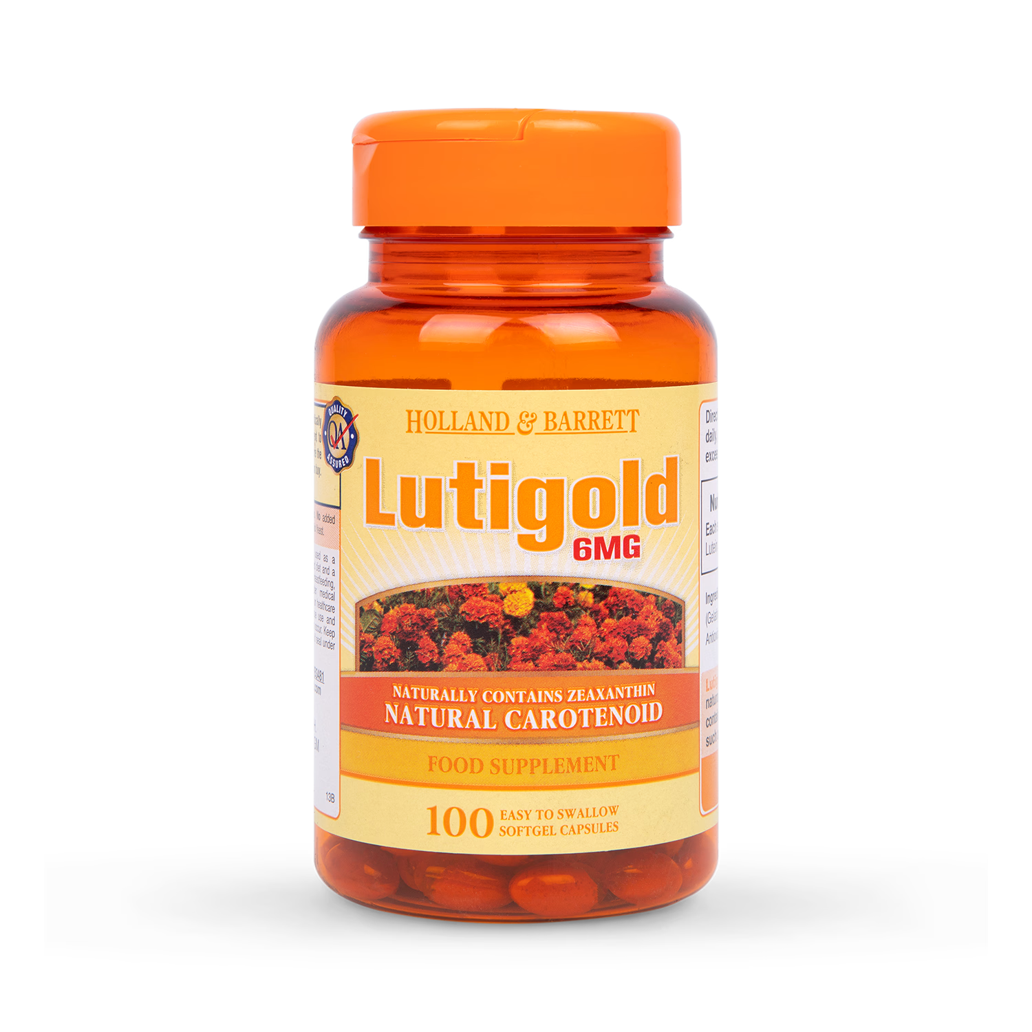 Holland & Barrett Lutigold Lutein Eye Health Softgels 100 count (British brand)