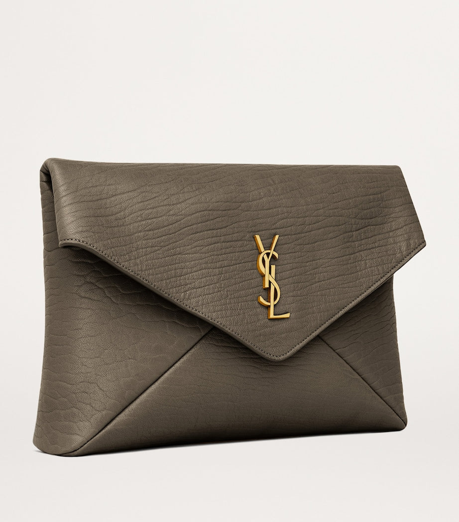 Saint Laurent Cassandre leather envelope pouch - British product