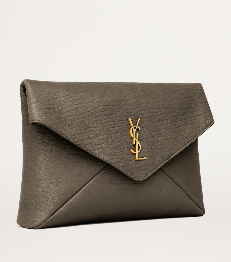 Saint Laurent Cassandre leather envelope pouch - British product
