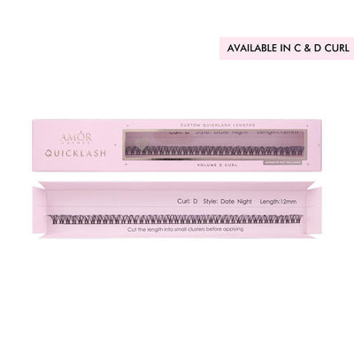 Superdrug House of Amor Date Night Volume D Curl 12mm Medium False Eyelash Extensions- Buy online at McGrocer