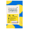Superdrug regular non applicator tampons x32 (British brand)