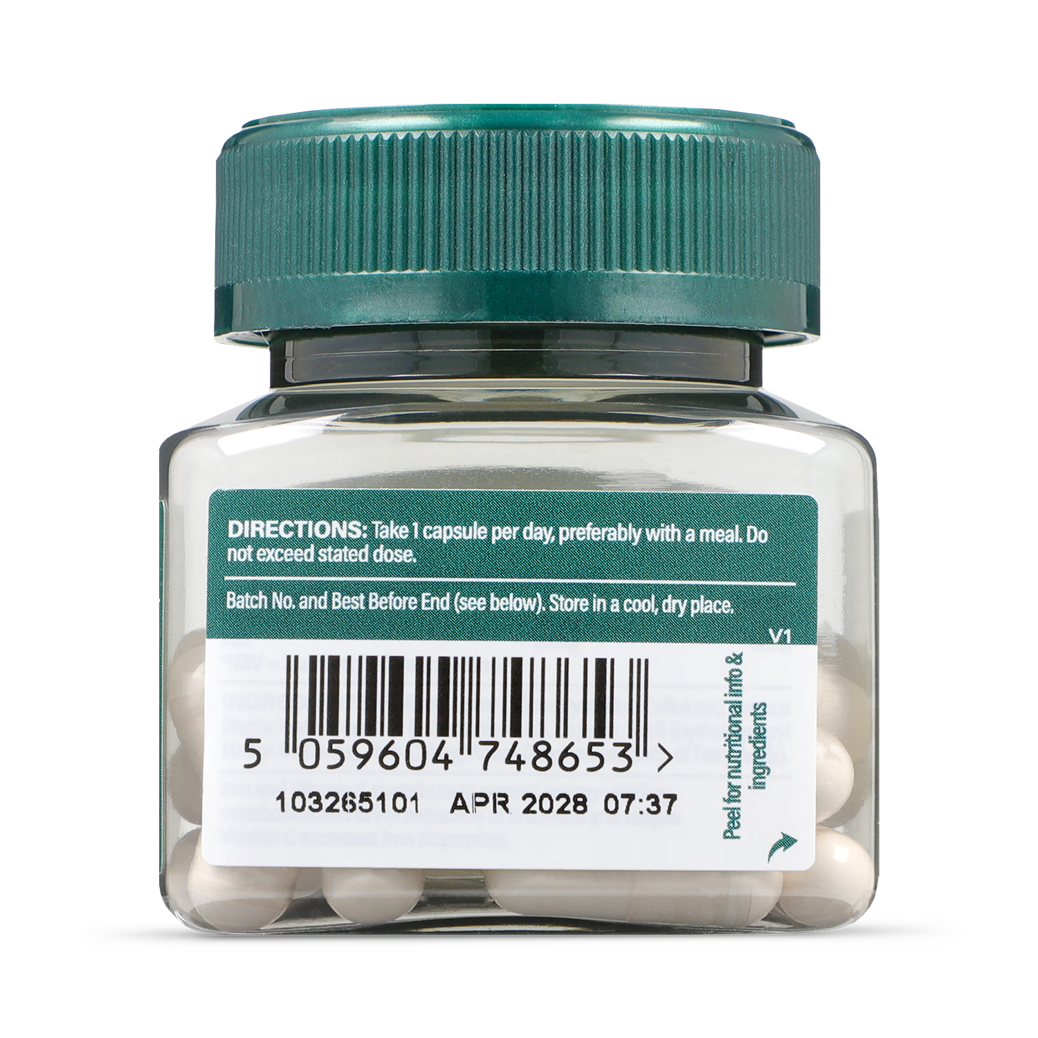 Holland & Barrett Gentle Iron capsules 20mg 30 Capsules, UK version
