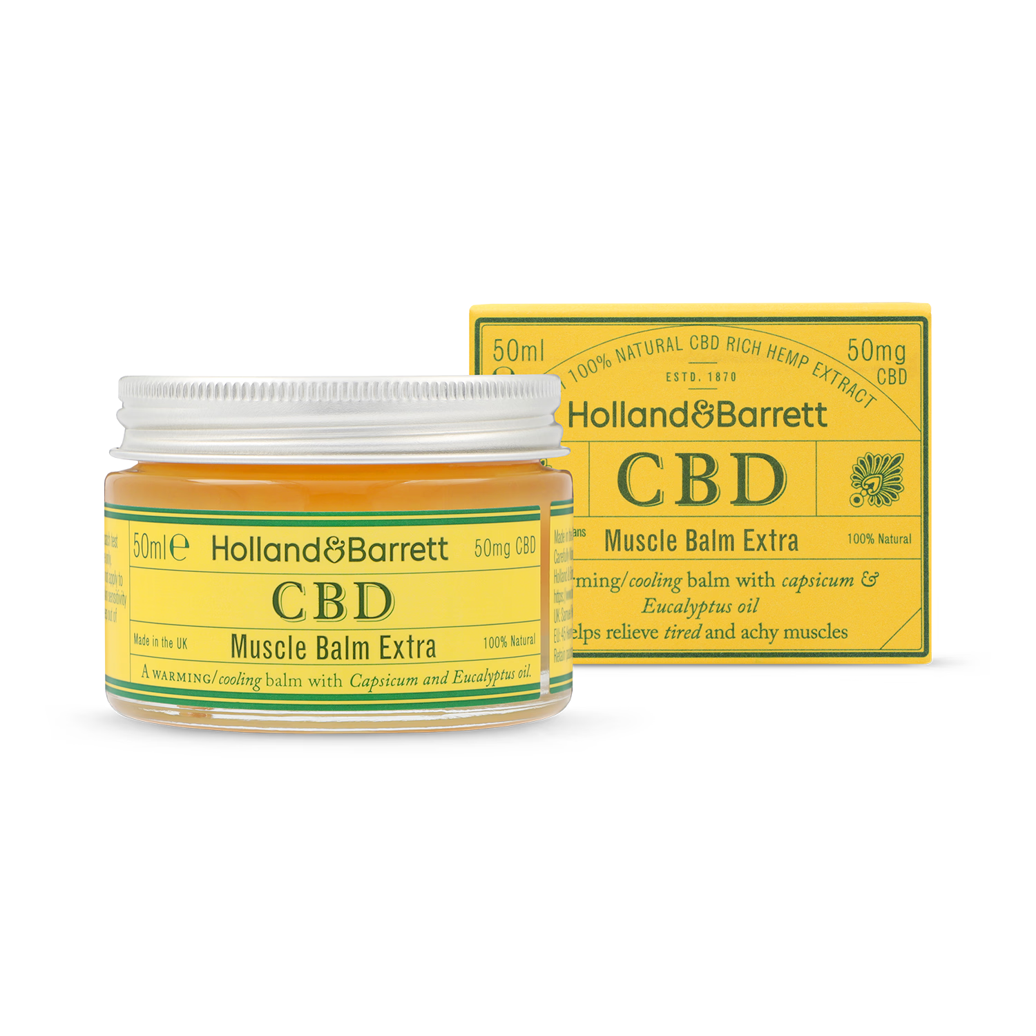 H&B CBD Muscle Balm Ultra 300mg 50ml