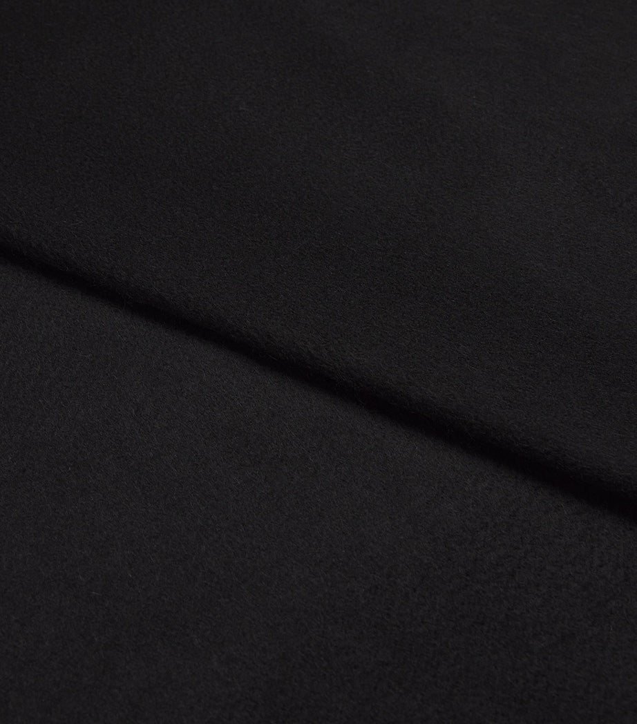 Max Mara cashmere fringed scarf, imported from the UK