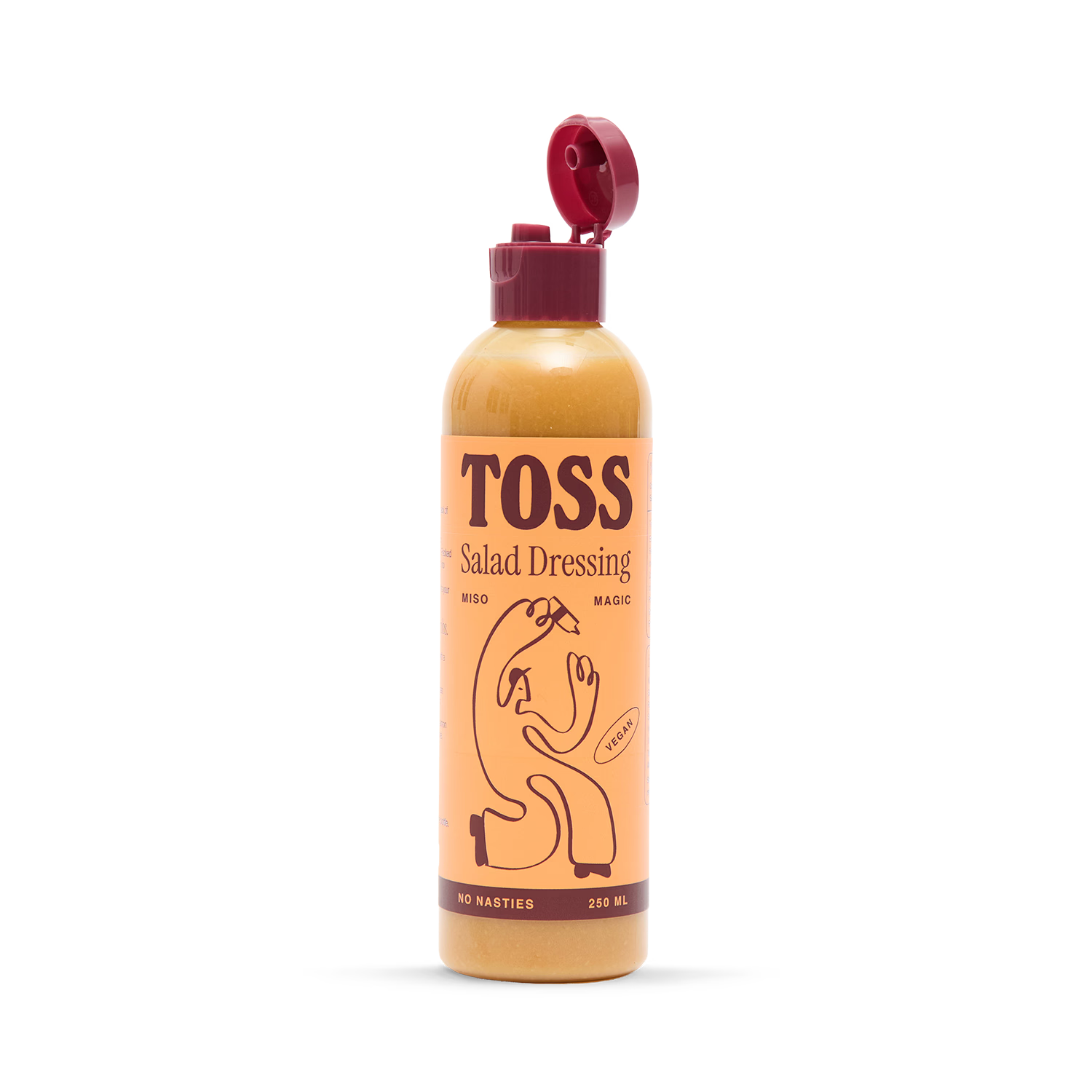 TOSS Miso Magic salad dressing, imported from the UK