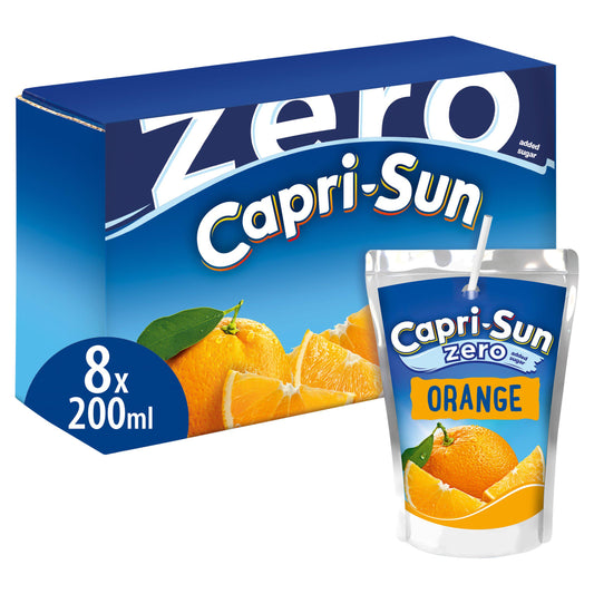 Capri-Sun Zero Orange 8x200ml All juice & smoothies Sainsburys   