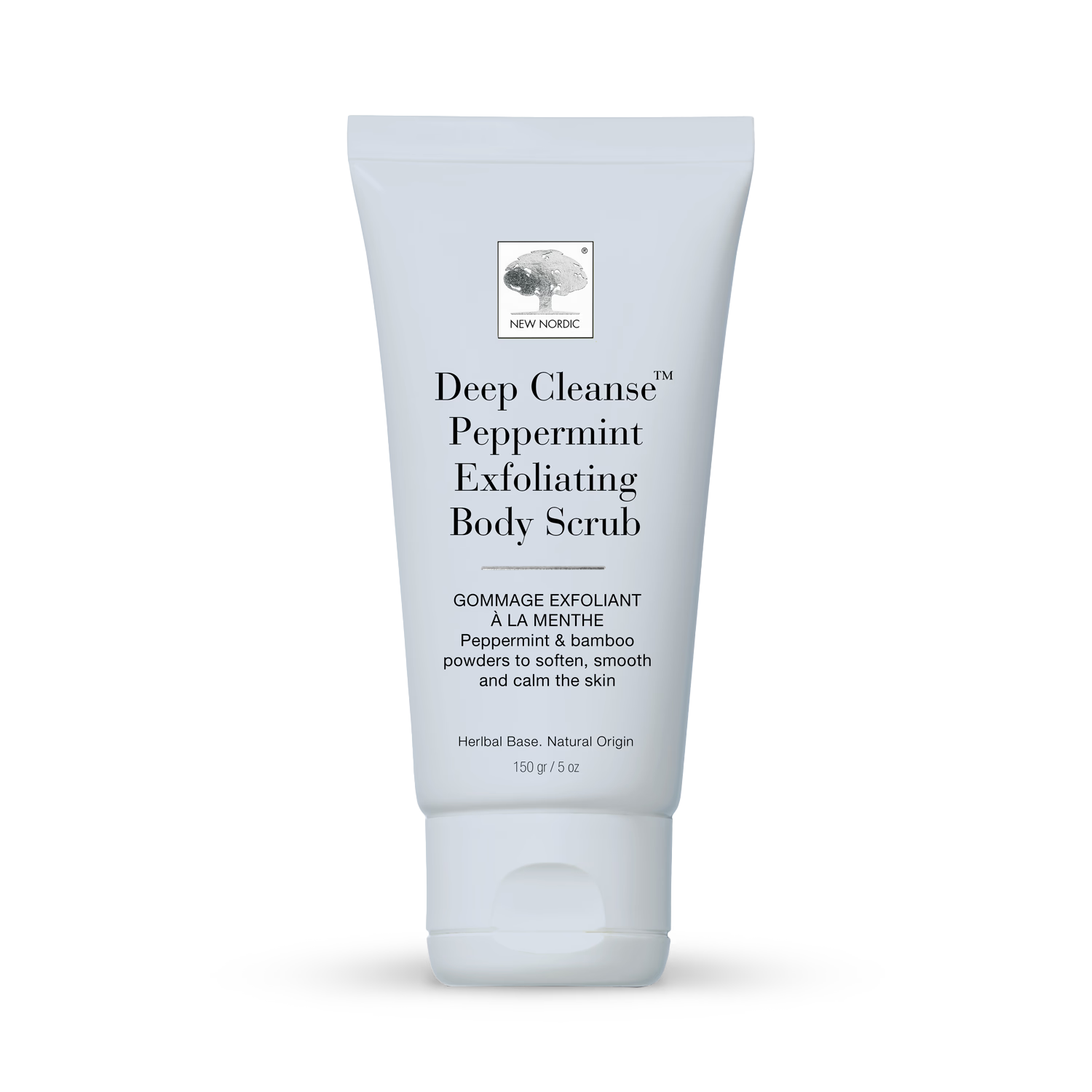 New Nordic peppermint exfoliating body scrub 150ml (British brand)