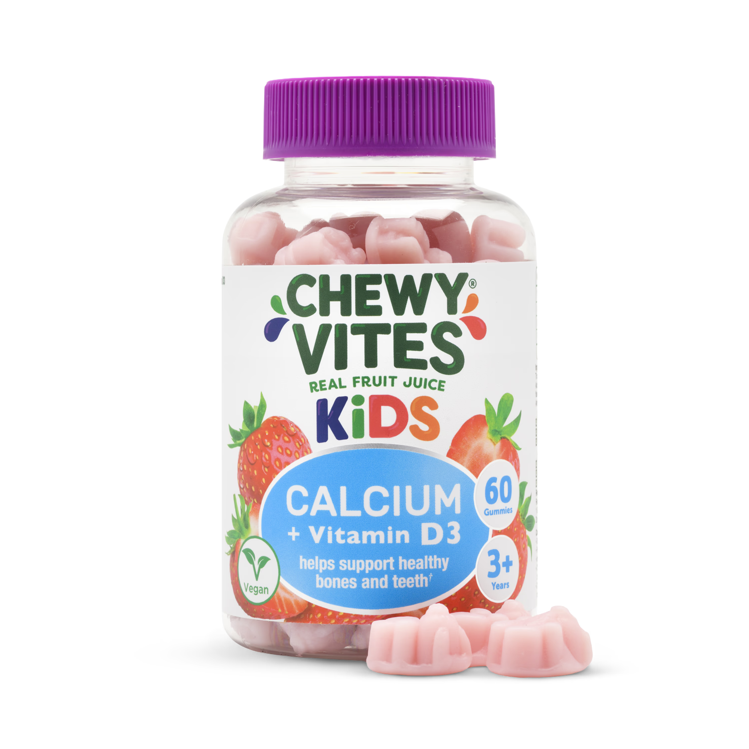 Chewy Vites strawberry gummy vitamins 60 count - British product
