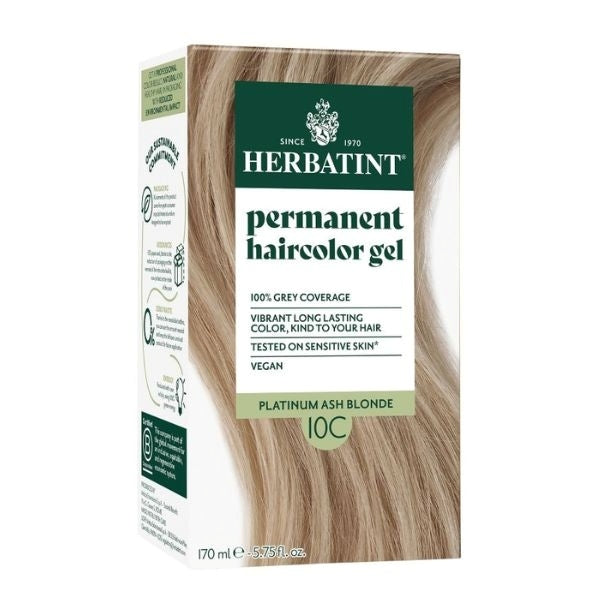 Herbatint Hair Colour Platinum Ash Blonde 10C