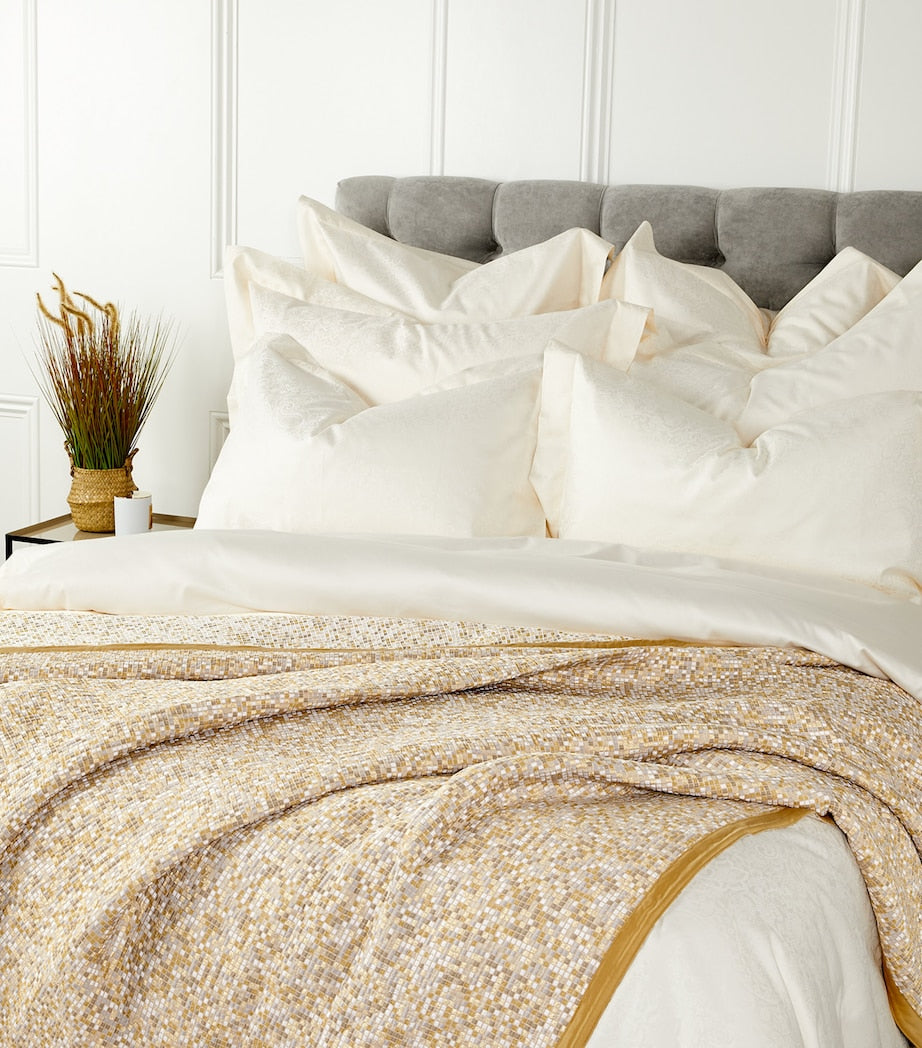 Celso De Lemos Mosaic super king bedspread 245x255cm (British brand)