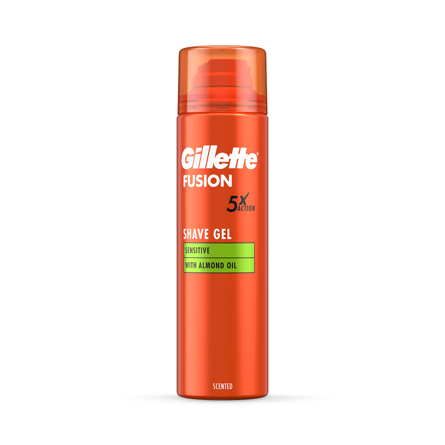 Gillette Fusion shave gel with almond oil 200ml (British brand)