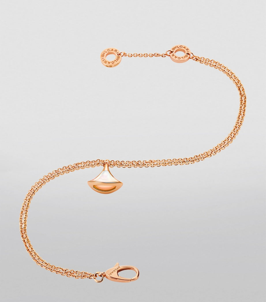 Bvlgari Divas' Dream rose gold mother-of-pearl bracelet, UK version