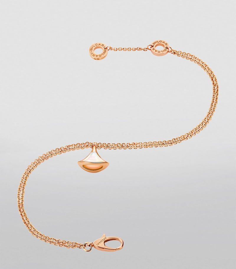 Bvlgari Divas' Dream rose gold mother-of-pearl bracelet, UK version