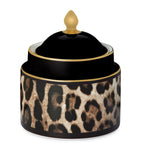Dolce&Gabbana Casa leopard print sugar bowl 10cm - British product