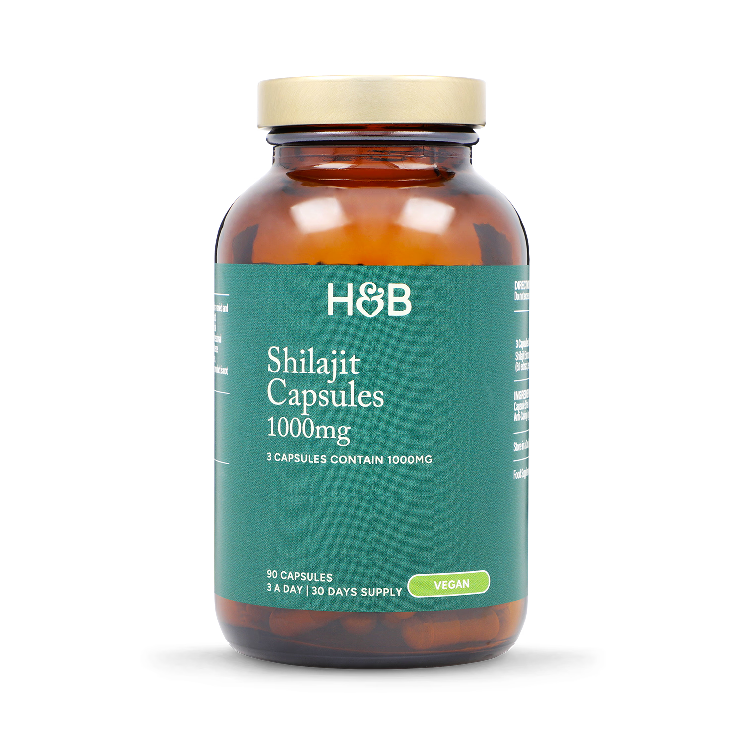 Holland & Barrett Shilajit 1000mg 90 capsules, UK version