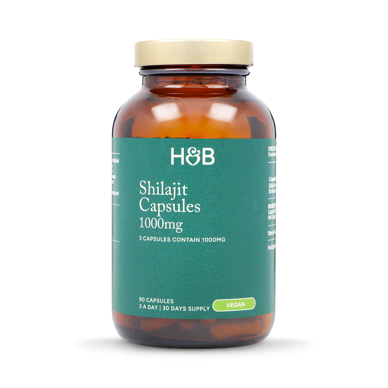 Holland & Barrett Shilajit 1000mg 90 capsules, UK version