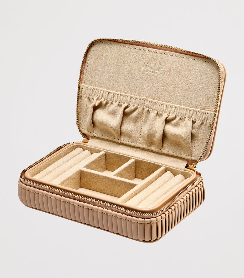 WOLF Bella jewellery zip case (British brand)