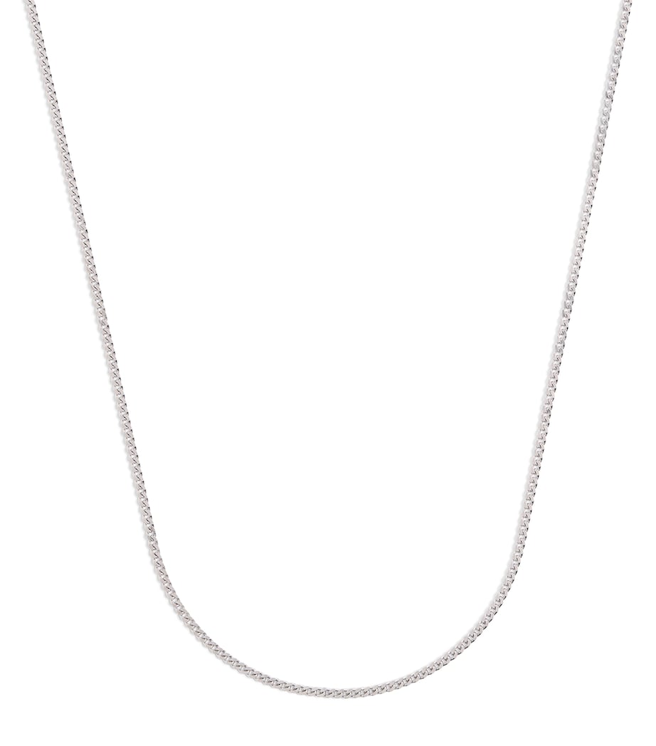 Astrid & Miyu Bold Miyu necklace in 9kt white gold (British brand)
