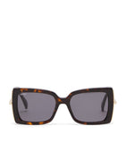 Max Mara oversized square sunglasses acetate metal frame - British product