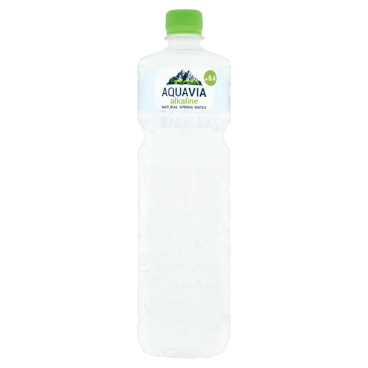 Aquavia Alkaline Natural Spring Water 1L Flavoured & vitamin water Sainsburys   
