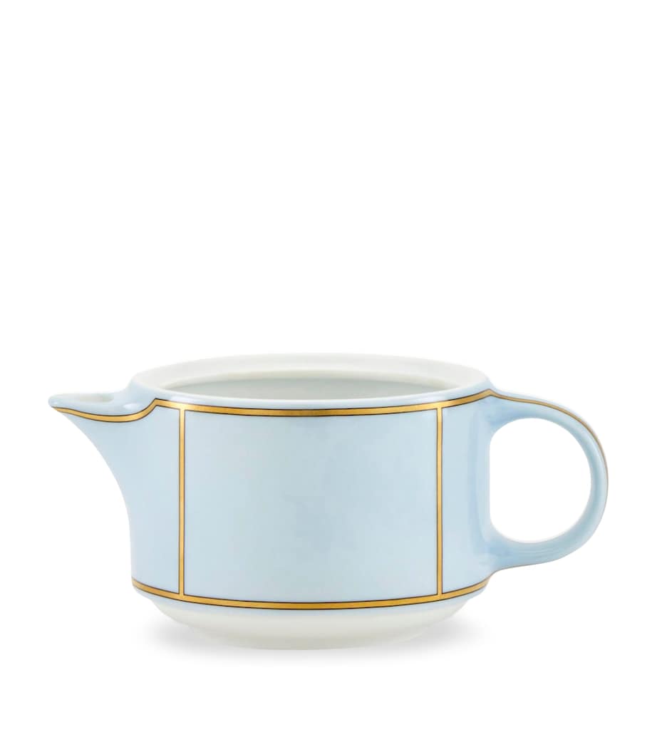 Ginori 1735 Porcelain Milk Jug Celeste 300ml, UK version