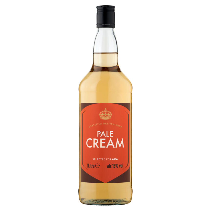 ASDA Fortified British Wine Pale Cream 1 Litre GOODS ASDA   