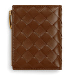 Bottega Veneta Small Leather Intrecciato Bifold Wallet