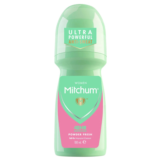 Mitchum Powderfresh Roll-On Anti-Perspirant Deodorant 100ml Special offers Sainsburys   