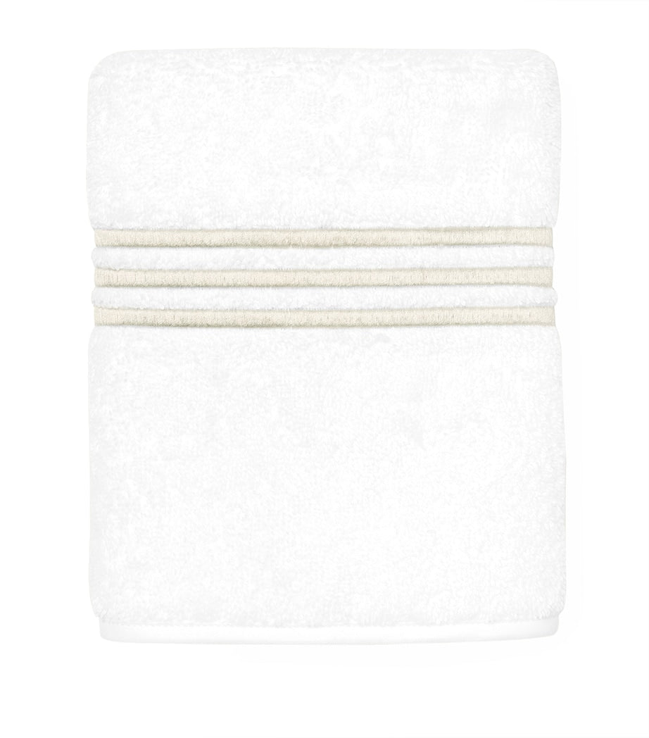 Pratesi Tre Righe face cloth 30cm x 30cm, imported from the UK