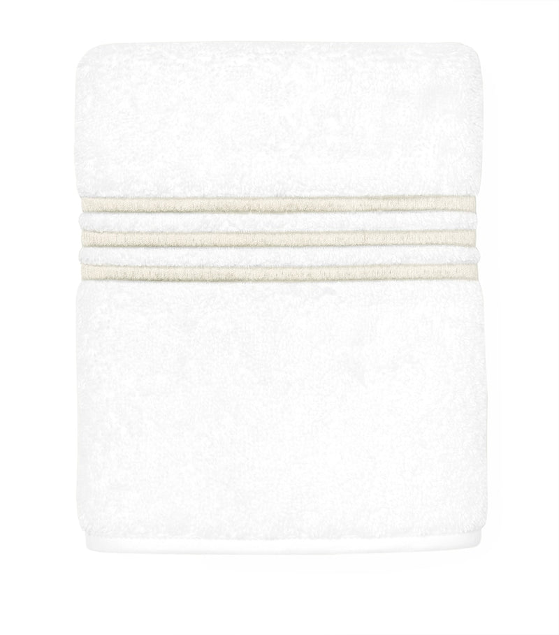Pratesi Tre Righe face cloth 30cm x 30cm, imported from the UK