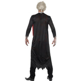 Smiffys Zombie High Priest costume black tunic cross necklace (British brand)