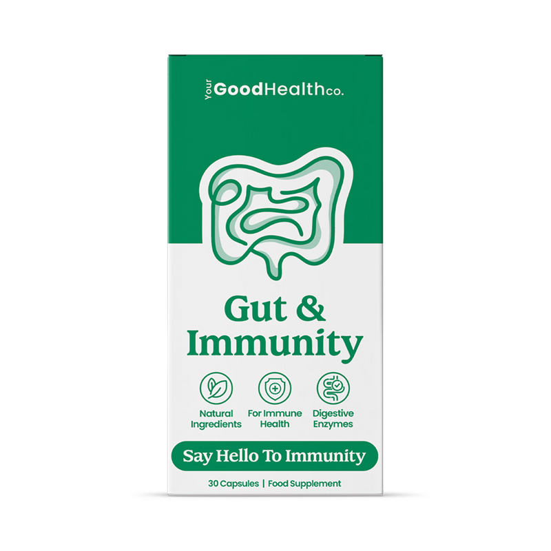 Your Good Health Co gut immunity capsules 60, imported from the UK