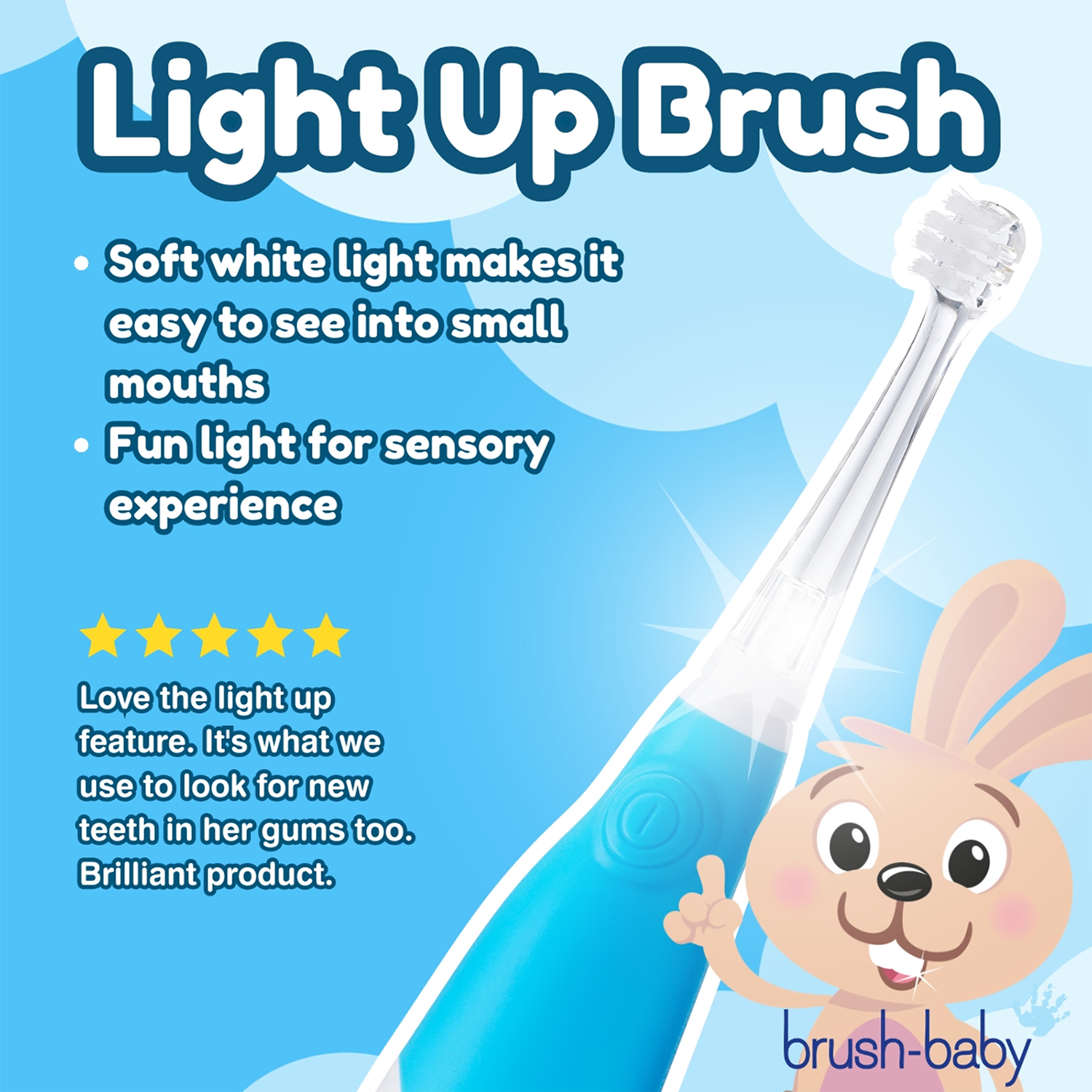BabySonic toothbrush blue 0-3 years, UK version
