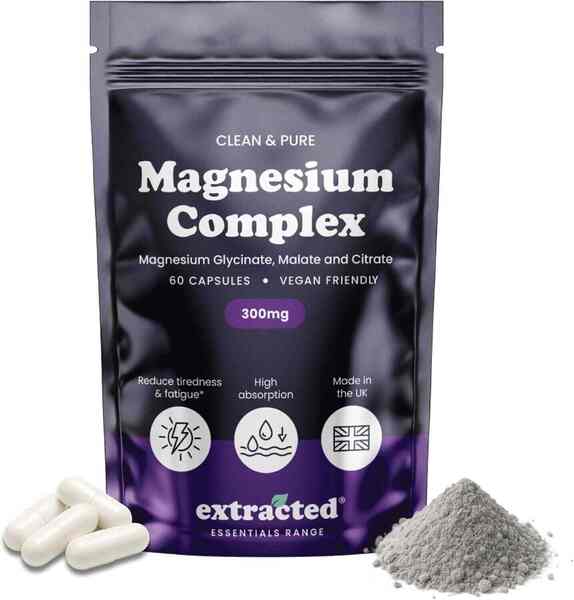 Extracted Triple Magnesium Complex supplement 60 capsules, UK version