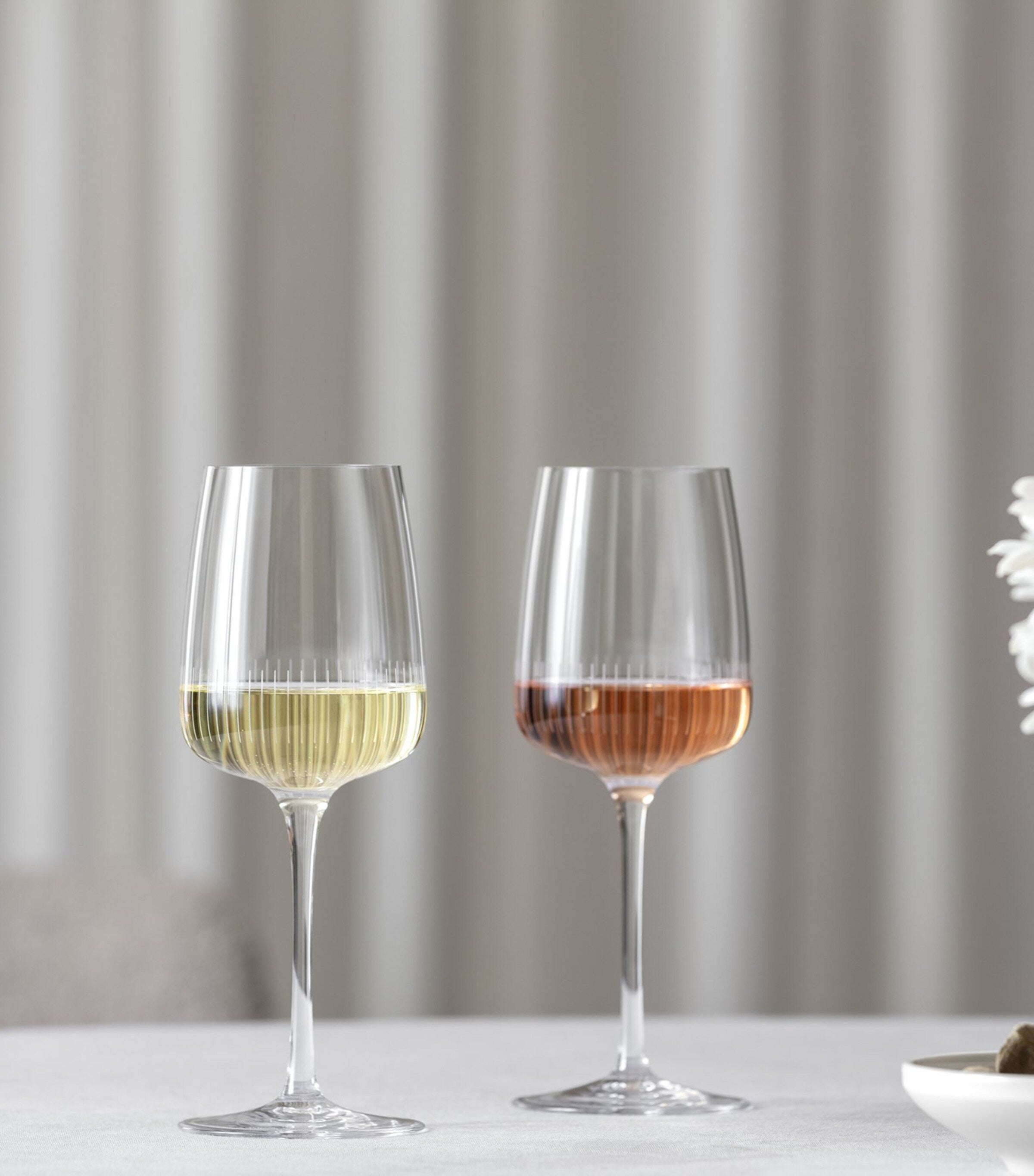 Villeroy & Boch Crystal Afina white wine glasses 125ml (British brand)