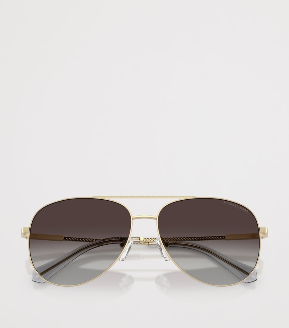 Michael Kors Perledo Piloten-Sonnenbrille (britische Marke)